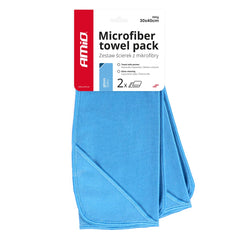 Mikrofiberklude til rengøring af bilruder i størrelsen 40 x 30 cm