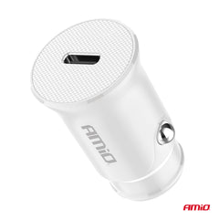 USB-C billader til 12-24 V bilstik