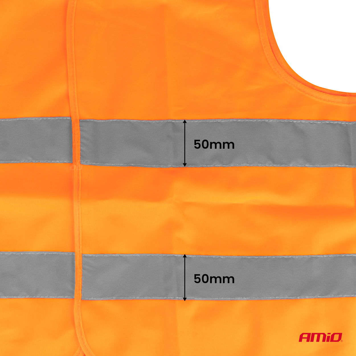 Orange refleksvest til øget synlighed