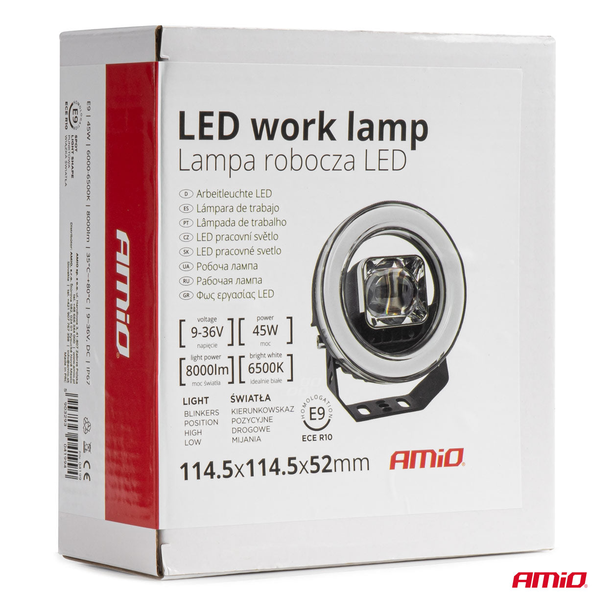 AWL58 LED-arbejdslampe til 9-36 V