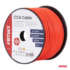 Fleksibelt rødt CCA-installationskabel
