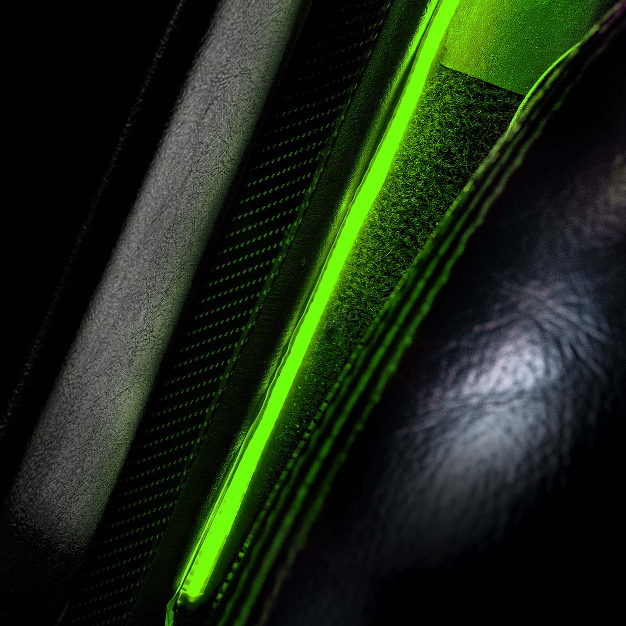 Grøn COB LED-strip med fleksibelt design
