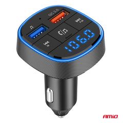 FM-transmitter med 2x USB-A til opladning og musik