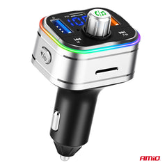 FM-sender med microSD-kortplads og USB-tilslutninger