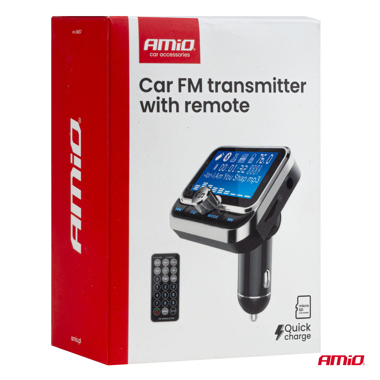 FM transmitter med 2 USB-porte til opladning