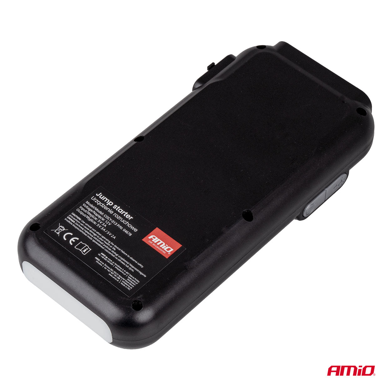 Jump starter med konstant lys, blinklys og SOS