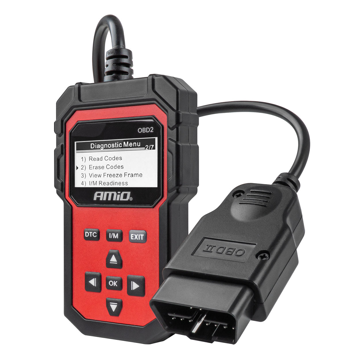 OBD2-diagnosescanner med bagbelyst display