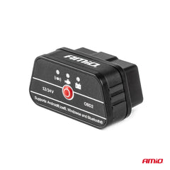 Trådløs OBD2-diagnosescanner set ovenfra