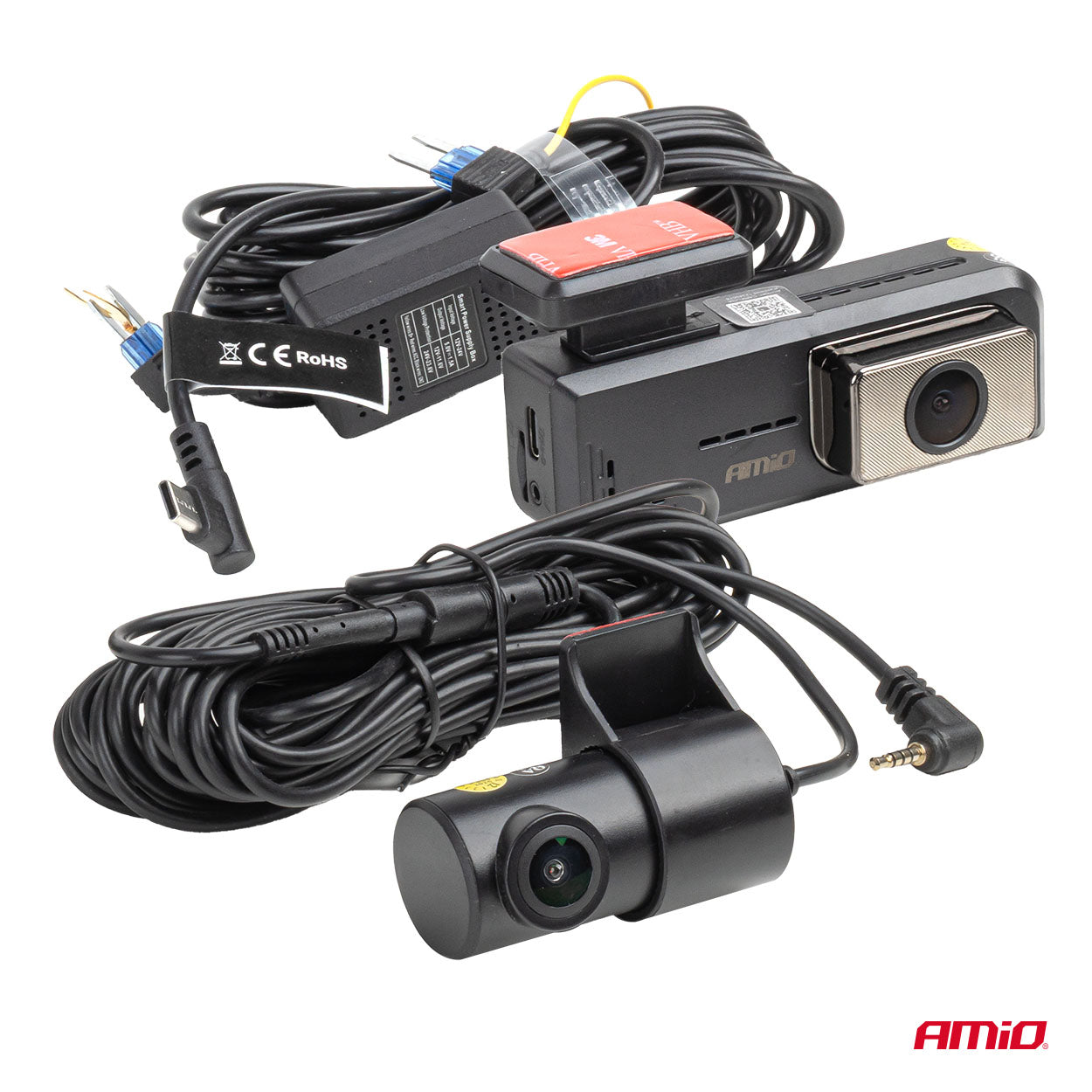 Dashcam med 2 tommer skærm og Wi-Fi