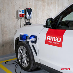 Vægmonteret 11 kW elbiloplader med LCD-display
