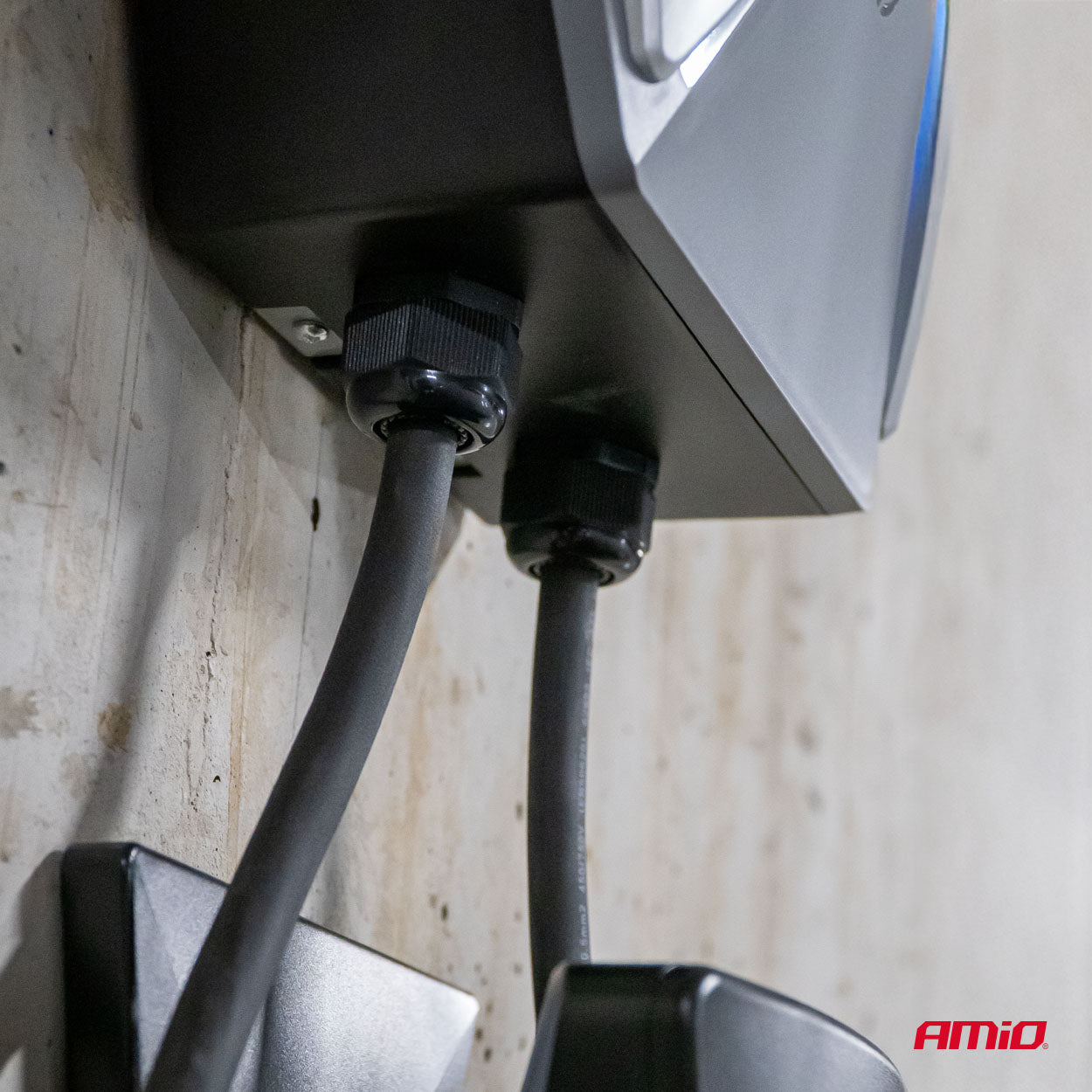 Elbiloplader med 5 meter ladekabel