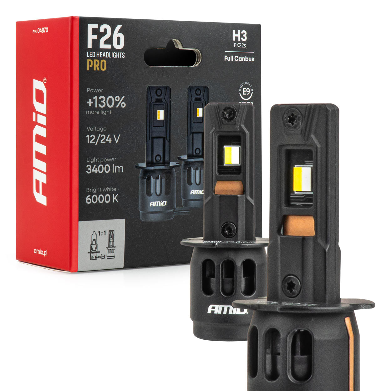 H3 LED-forlygtepærer F26 PRO LumiTec LIMITED