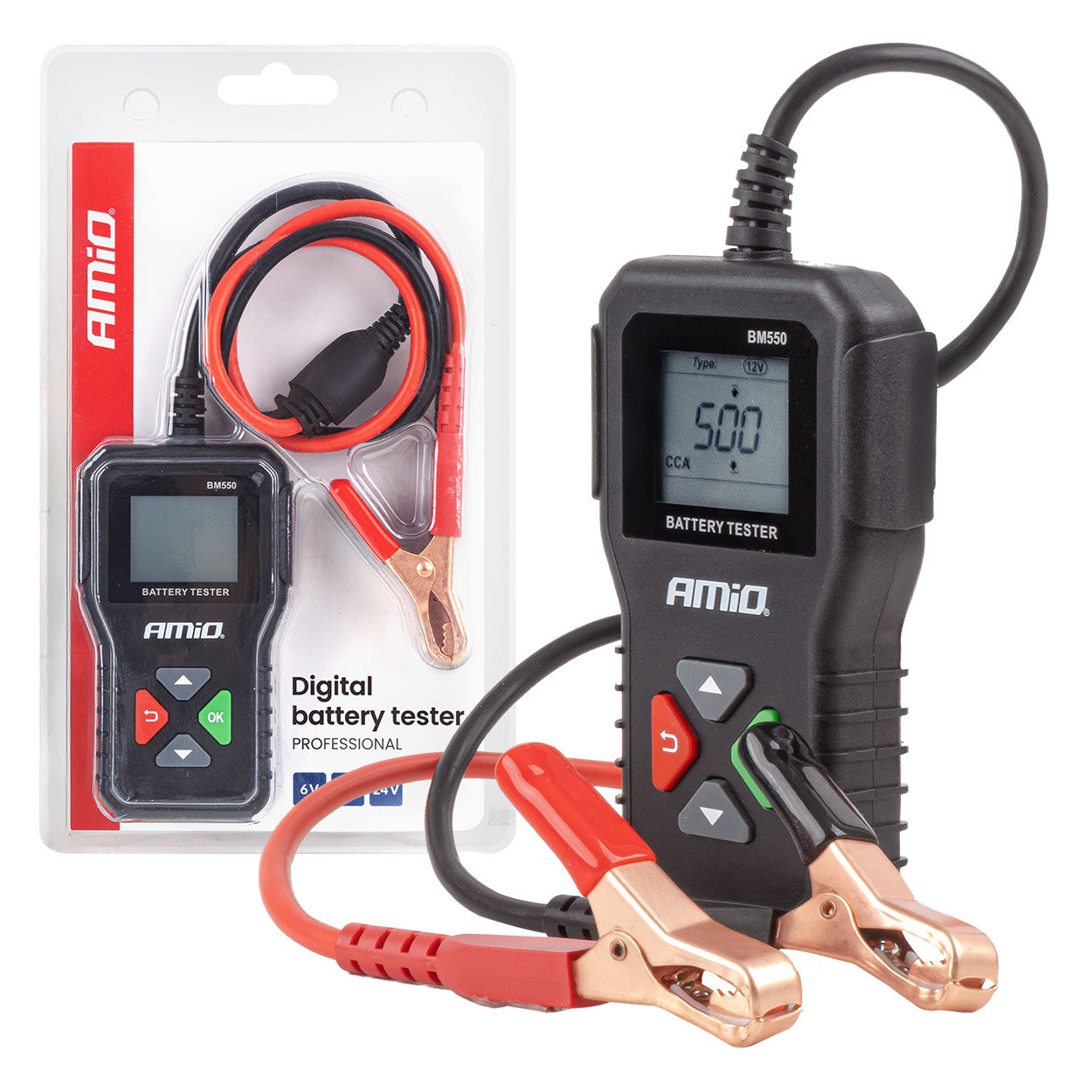 Tester digitale per batterie da 2-220 Ah