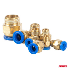 Raccordi filettati per compressori e utensili pneumatici
