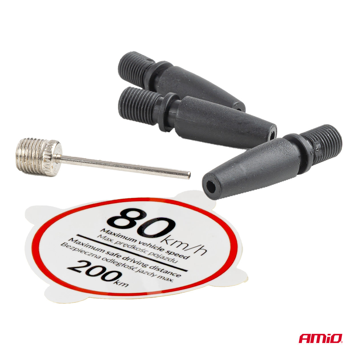 Kit di gonfiaggio pneumatici alimentato dalla presa 12 V dell’auto