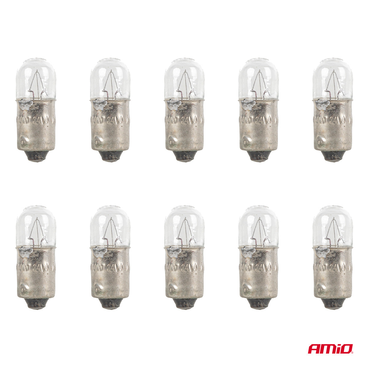 Lampadine alogene con attacco BA9S in confezione da 10 pezzi