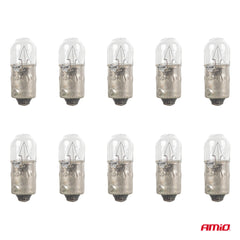Lampadine alogene con attacco BA9S in confezione da 10 pezzi
