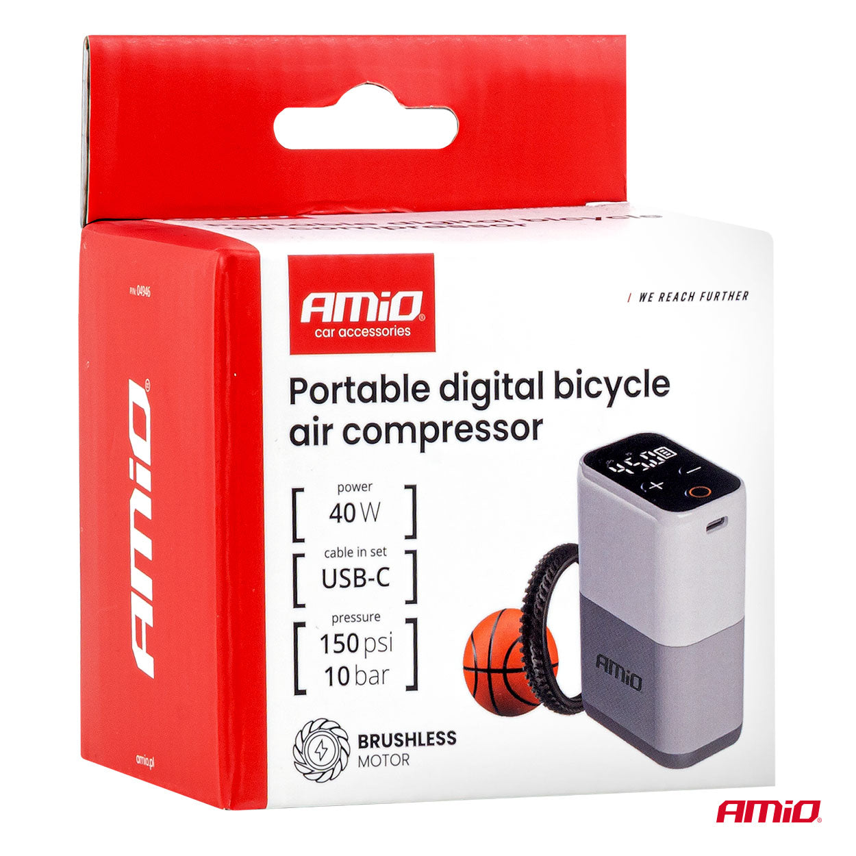 Compressore digitale wireless per bicicletta per pneumatici da bici