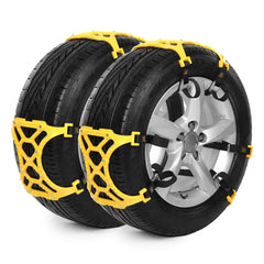 Set da 6 fasce antiscivolo per pneumatici auto