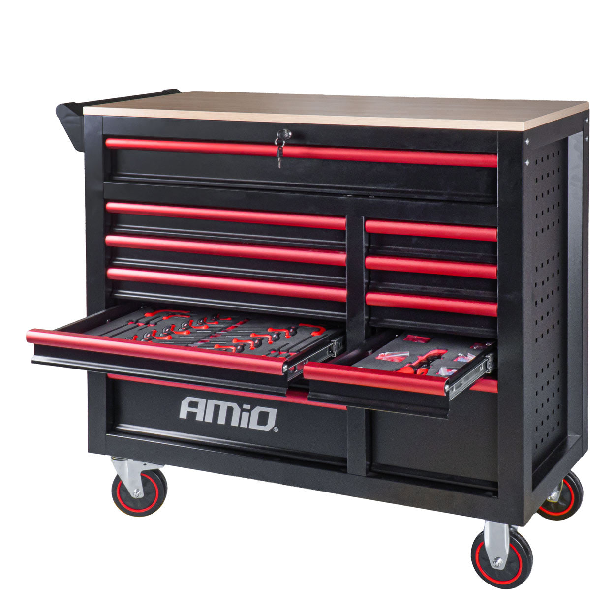Carrello portautensili con 471 pezzi e cassetti