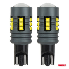 Lampadina LED T15 con 18 LED SMD 2525 vista laterale