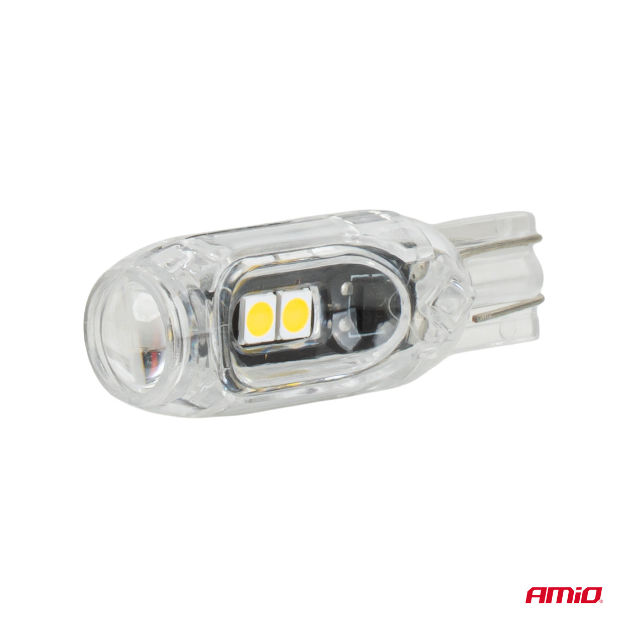 Lampadina LED T10 bianca con 5 LED SMD