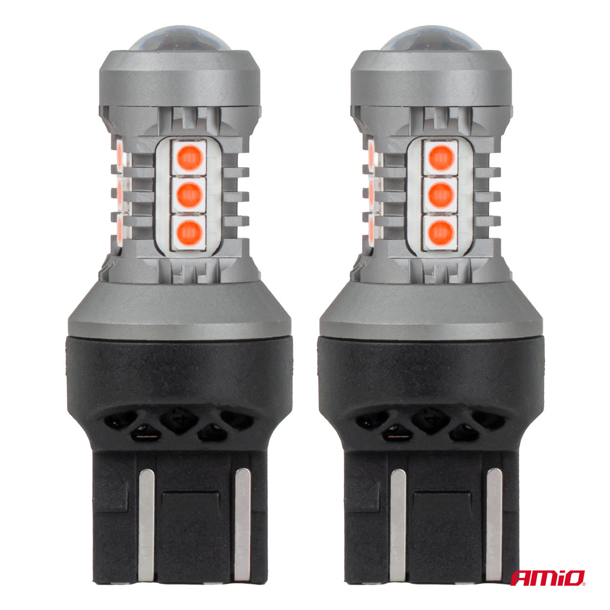 Lampadina LED 7443 W21/5W con luce rossa
