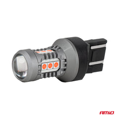 Lampadina LED rossa 12/24 V con attacco 7443