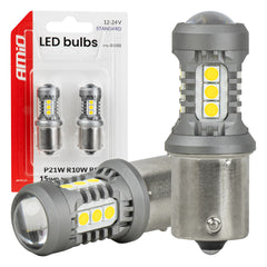 Lampadina LED BA15S/P21W con luce bianca
