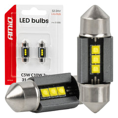 Lampadina LED CANBUS da 31 mm con 3 LED SMD 2525