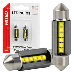 Lampadina LED CANBUS da 36 mm con 6 LED SMD 2525