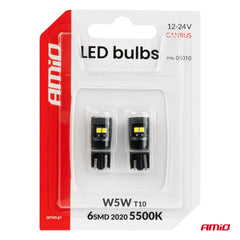 Lampadina LED T10 per sistemi 12/24 V