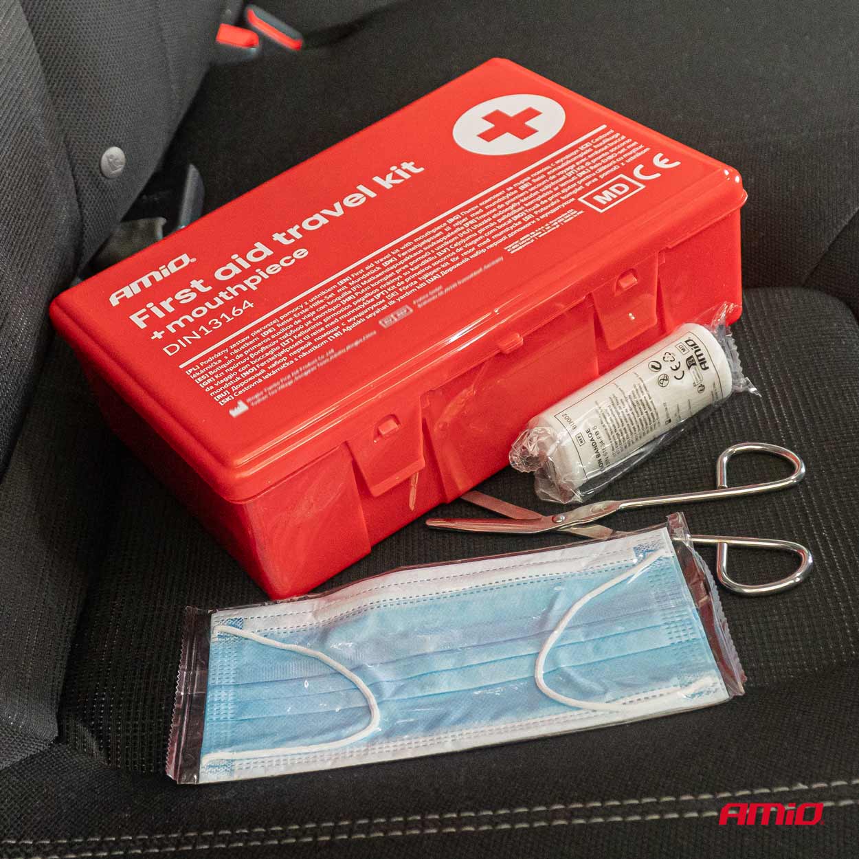 Contenuto del kit di pronto soccorso per auto