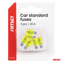 Fusibili auto STANDARD in pratica confezione blister.