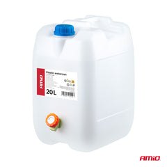 Tanica acqua in plastica HDPE bianca per la conservazione dell’acqua
