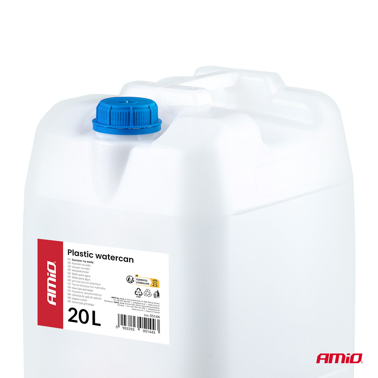 Tanica da 20 litri con rubinetto per un dosaggio pratico
