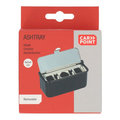 Posacenere Carpoint, piccolo, nero 