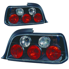 Fari posteriori neri per BMW E36 2 porte 1992-