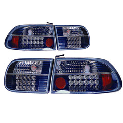 Fanali posteriori LED neri per Civic 1992 3 porte