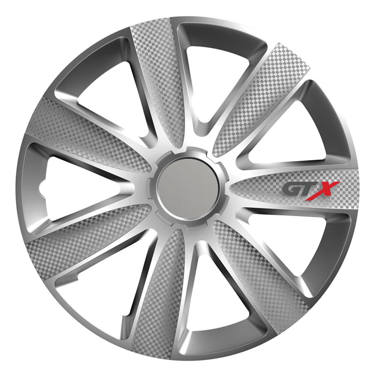 Copricerchio Versaco GTX carbon argento da 14 pollici