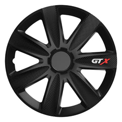 Copricerchio GTX nero carbonio per cerchi in acciaio da 15 pollici