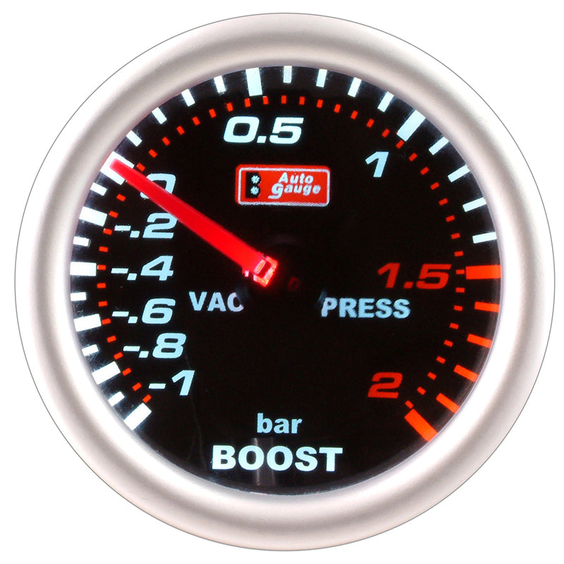 Barometro nero 2" Auto Gauge