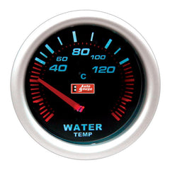 Indicatore temperatura acqua nero 5,8 cm Auto Gauge