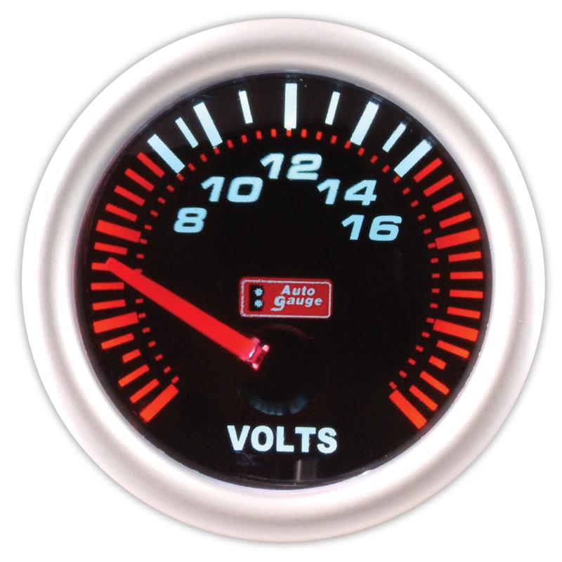Voltmetro nero 2 pollici Auto Gauge