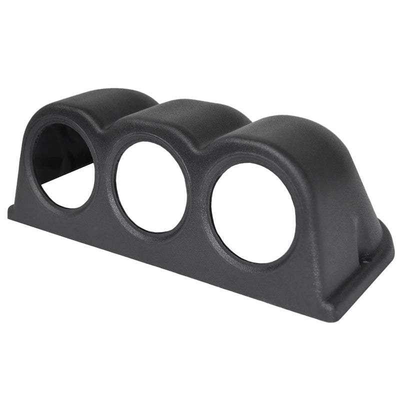 Portastrumenti triplo da cruscotto nero Ø 5 cm