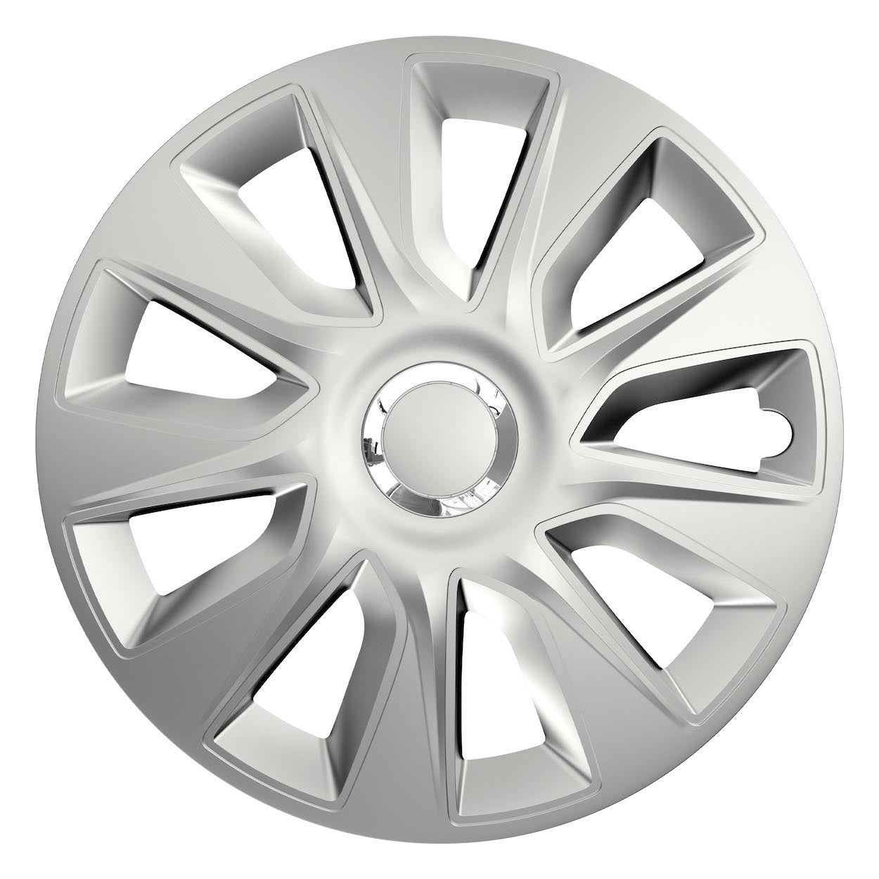 Copricerchio Stratos RC argento per cerchio in acciaio da 15 pollici