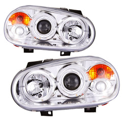 Fari anteriori bianchi per VW Golf 4 dal 1998