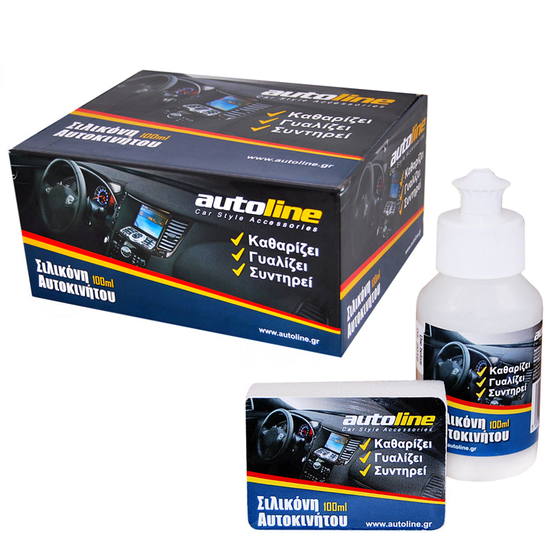 Silicone per cruscotto 100 ml con spugna