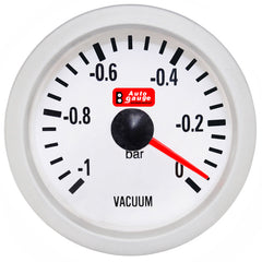 Misuratore di vuoto bianco 2" Auto Gauge