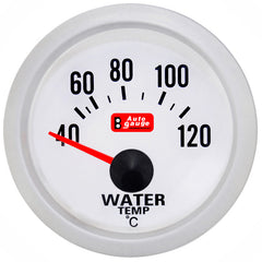 Indicatore temperatura acqua bianco da 2" con sensore